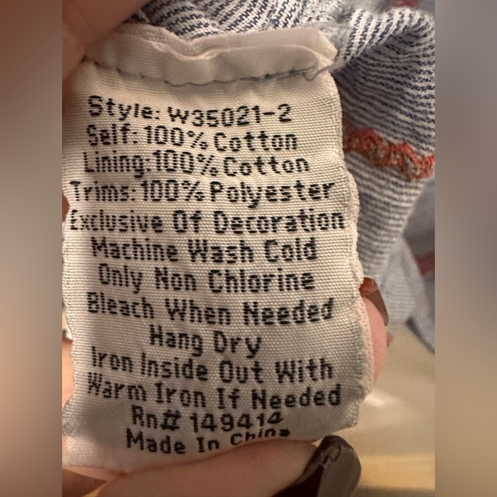 Johnny Was Bereginia Effortless Boho Tank Dress Size Large Embroidered - Picture 8 of 8